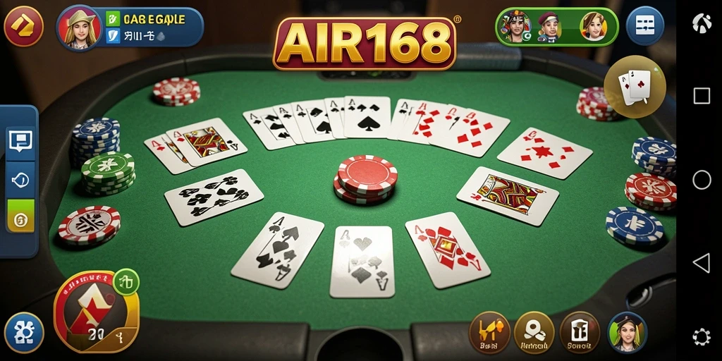 Tampilan gameplay Gaple yang seru di AIR168.
