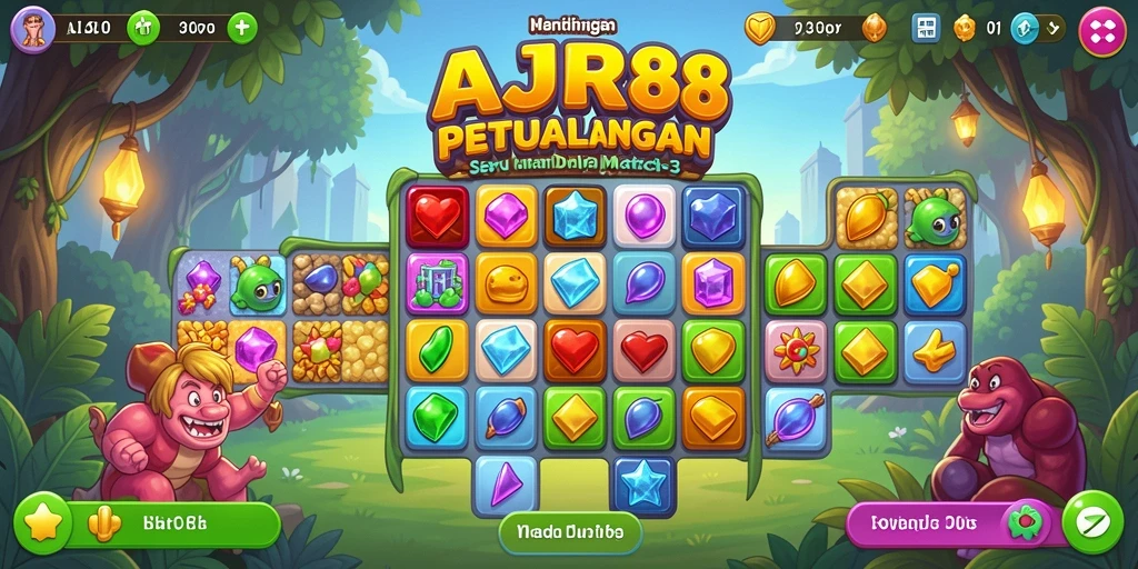 Tampilan gameplay seru dan menantang di AJR88.