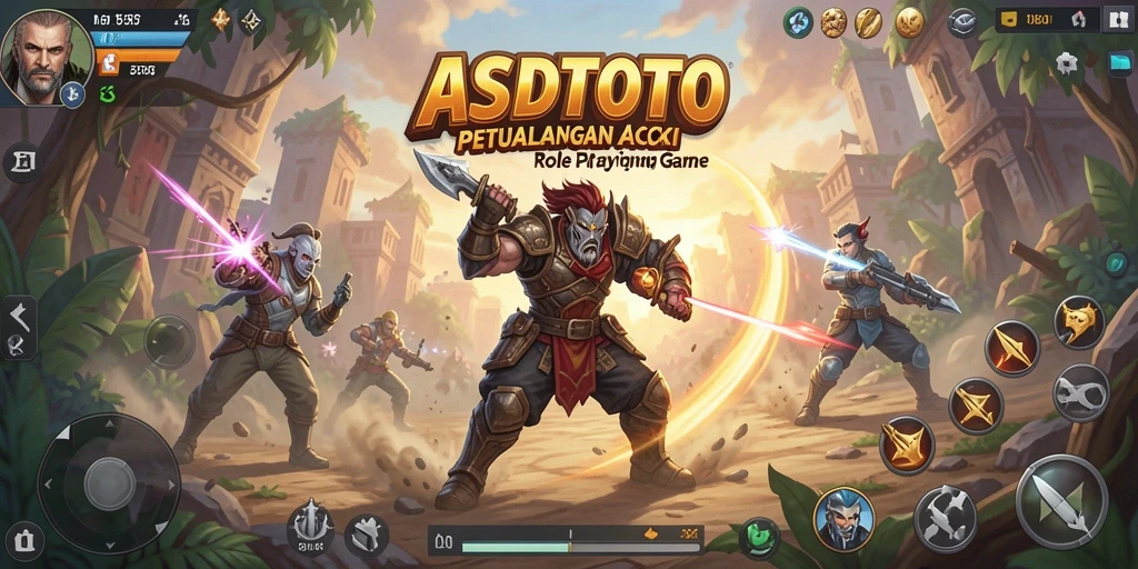 Tampilan menarik dari gameplay ARPG ASDTOTO.