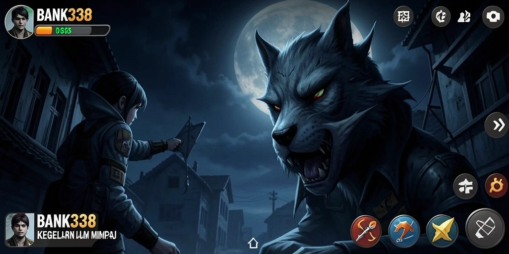 Screenshot BANK338 menampilkan momen menakutkan dari gameplay horor.