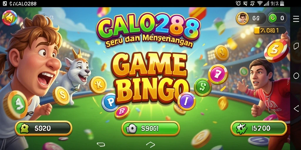 Tampilan seru gameplay Bingo di CALO288.