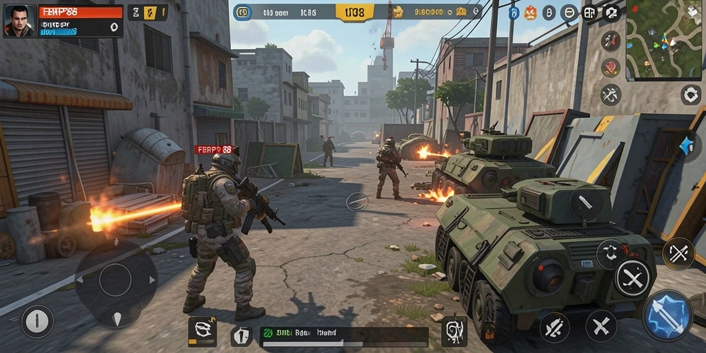 Tampilan gameplay FBRP88 yang menarik dan penuh aksi strategi.