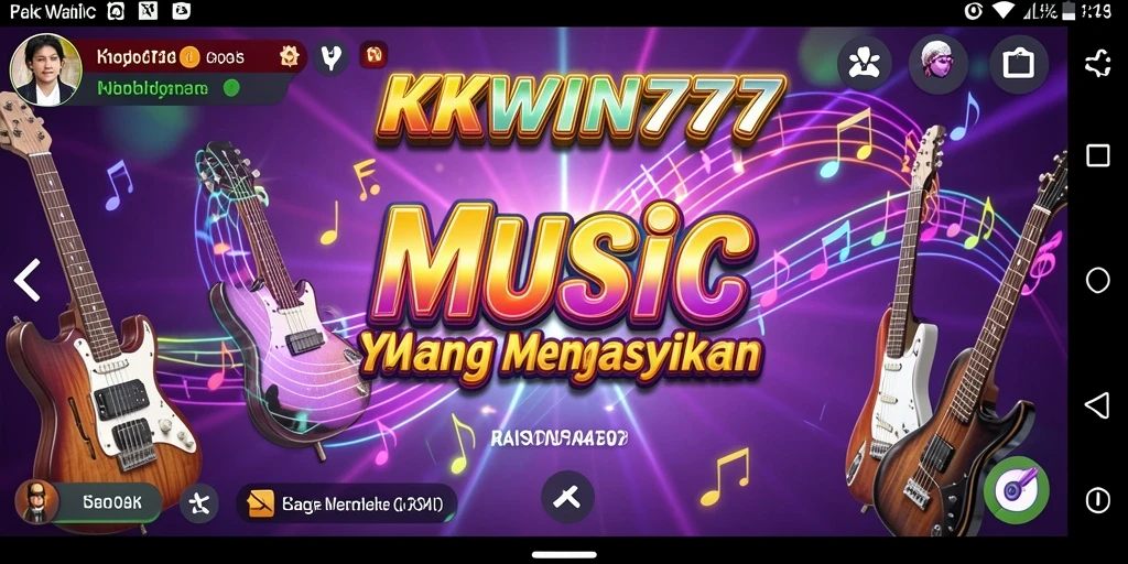 Tampilan gameplay KKWIN777 yang penuh warna dan dinamis.