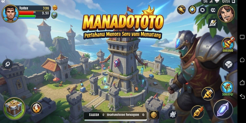Tampilan gameplay seru dalam MANADOTOTO yang menguji strategi Anda.