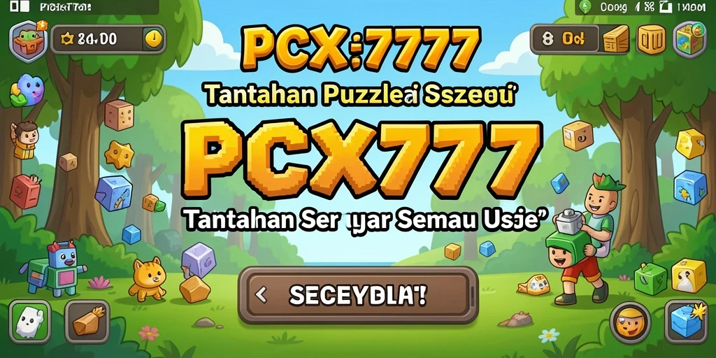 Tampilan gameplay PCX777 dengan teka-teki yang menarik dan menantang.
