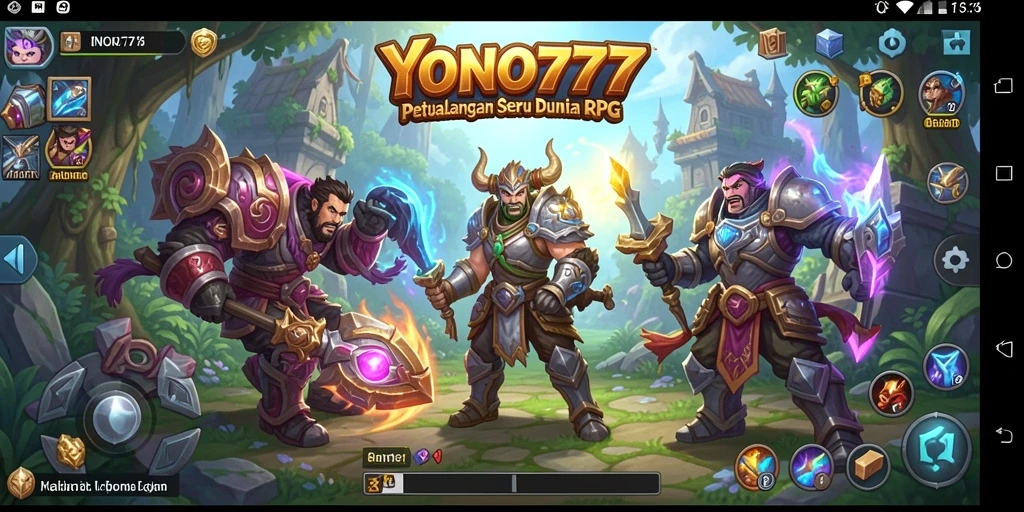 Gameplay seru dalam dunia RPG YONO777 yang menantang.